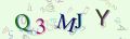 This is a captcha-picture. It is used to prevent mass-access by robots. (see: www.captcha.net)