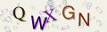 This is a captcha-picture. It is used to prevent mass-access by robots. (see: www.captcha.net)