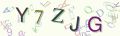This is a captcha-picture. It is used to prevent mass-access by robots. (see: www.captcha.net)