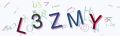 This is a captcha-picture. It is used to prevent mass-access by robots. (see: www.captcha.net)